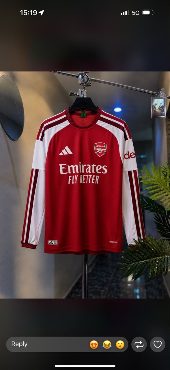Arsenal Long sleeve Home